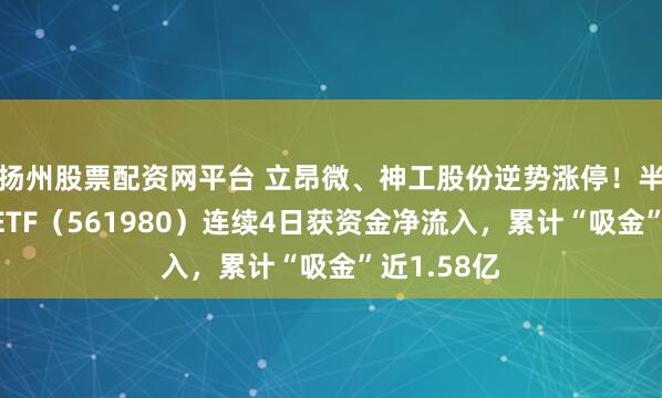 扬州股票配资网平台 立昂微、神工股份逆势涨停！半导体设备ETF（561980）连续4日获资金净流入，累计“吸金”近1.58亿
