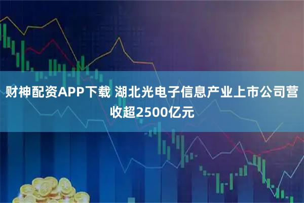 财神配资APP下载 湖北光电子信息产业上市公司营收超2500亿元