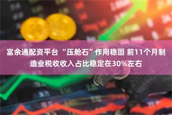 富余通配资平台 “压舱石”作用稳固 前11个月制造业税收收入占比稳定在30%左右